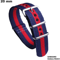 Vendita Bracciale Samsung 20 mm Blu smartwatch Tessuto