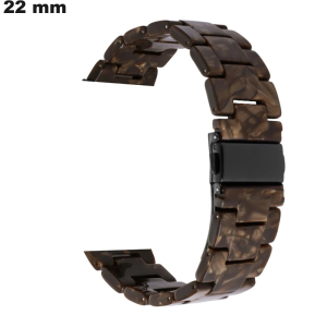 Armbanduhr Braun 22 mm Harz \ Kostenlose Lieferung