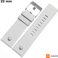 Bracciale Bianco In Vera Pelle 22mm Xiaomi smartwatch economico