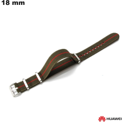 Huawei Nylon Horloge Band Groen 18 mm