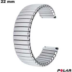 Uitschuifbare horlogeband 22mm RVS Polar goedkoop Uitschuifbare horlogeband 22mm RVS Polar goedkoop