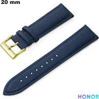 Verkauf echtes Lederarmband Honor in blauer Echsenoptik