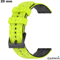 Bracciale Garmin Silicone Verde 20 mm orologio # Spedizione a 3,99€