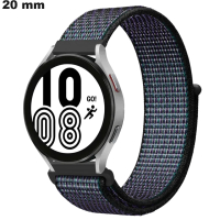 Armband 20mm Uhr Schwarz Stoff # Schneller Versand