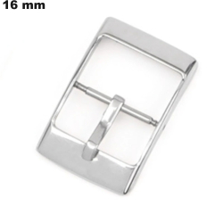 Silver Stainless Steel 16 mm Watch Buckle