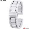 Acquista Bracciale 20 mm per orologio connesso Bianco Ceramica