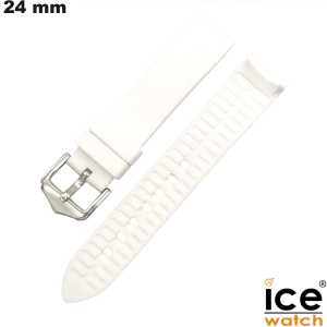 White Ice Watch Bracelet 24mm Silicone Big Quality White Ice Watch Bracelet 24mm Silicone Big Quality