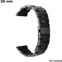 Bracciale orologio connesso Resina 20mm Withings Nero economico