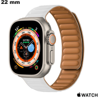 Bracciale 22 mm Silicone Apple Watch Bianco | Port Offerto