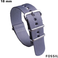 Bracciale Grigio Fossil Nylon smartwatch 18mm | Spedizione Veloce