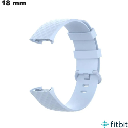 Bracciale per orologio intelligente Silicone FitBit Blu 18mm