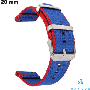 Intelligente Haylou Blau Nylon 20 mm Uhrenarmband kaufen