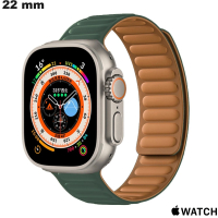 Bracciale in silicone per Apple Watch Verde 22mm economico