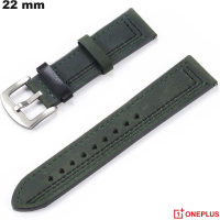 Acquistare Bracciale Verde OnePlus per orologio 22 mm in vera pelle