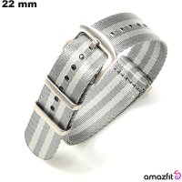 Bracciale smartwatch Tissu Amazfit Grigio 22mm | Spedizione Gratuita da 20€
