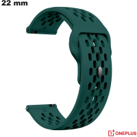 Braccialetto 22 mm per smartwatch in silicone verde di qualità OnePlus