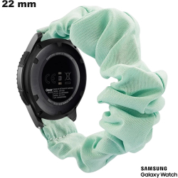 Bracelet 22mm Tissu Samsung Vert de montre intelligente