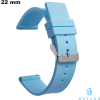 Bracciale in silicone per muscolazione 22 mm Haylou di qualità blu
