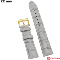 Vendita Bracciale OnePlus Grigio 22mm per orologio in vera pelle