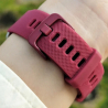 Günstige 20mm Lila Silikonarmbanduhr kaufen