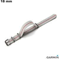 Armband Stof voor 18 mm Garmin Horloge Grijs # Snelle Verzending