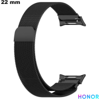 Bracciale in acciaio inox per orologio 22 mm Honor Nero economico