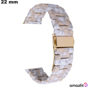 Bracciale per smartwatch Grigio Amazfit in resina da 22 mm di qualità