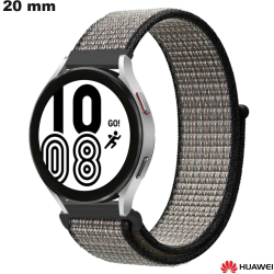 Huawei 20mm Gray Fabric Smartwatch Scratch Bracelet