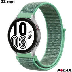 Armband Groen Stof 22mm Polar smartwatch