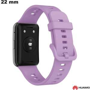 Goedkope 22 mm Paarse Huawei Rubber Horlogeband