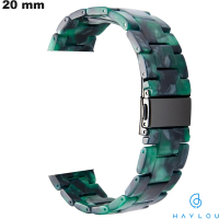 Bracciale orologio connesso Verde 20 mm Haylou Resina economico
