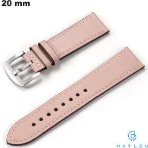 Bracciale orologio connesso 20mm Rosa Pelle Haylou economico
