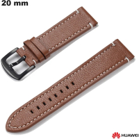 Acheter Bracelet de montre Huawei 20mm Cuir véritable Marron