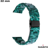 Vente Bracelet Suunto Vert 22 mm Résine de montre intelligente
