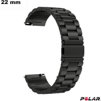 Bracciale 22mm Noir Polar orologio Titanio ● Spedizione Offerta