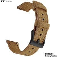 Samsung 22mm Braunes Stoff Smartwatch-Armband günstig