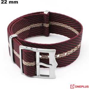 Armband OnePlus Tissu Rood voor horloge 22mm - Gratis verzending