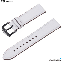 Pulsera Garmin 20 mm Cuero verdadero Blanco | Envío en 24h