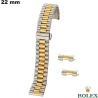 Bracciale Presidente Argento Metallo Rolex di orologio 22 mm di qualità