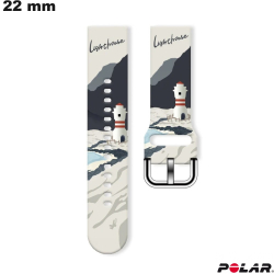 Pulsera de silicona de 22 mm para smartwatch Polar Motif phare
