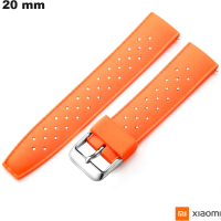 Bracciale 20 mm Caoutchouc Xiaomi Arancione # Montaggio Facile