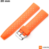 Bracciale 20 mm Caoutchouc Xiaomi Arancione # Montaggio Facile