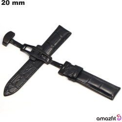 Bracelet de montre connectée u Noir Amazfit (Neo, GTS 3)