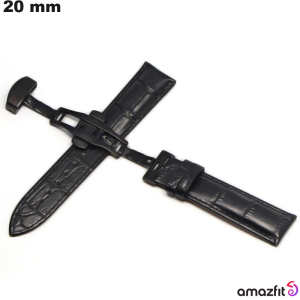 Vendita di bracciali per orologi connessi neri Amazfit (Neo, GTS 3)