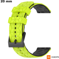 Vendita Bracciale Verde per orologio connesso 20mm Silicone Xiaomi