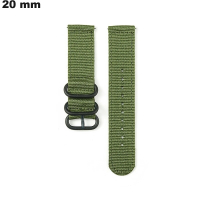 Armband Groen u 20mm horloge Stof - Verzending 24u