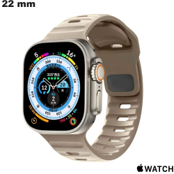 Bracelet fitness Apple Watch Caoutchouc de montre Marron