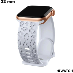 Bracelet artistique pour montre 22mm Silicone Apple Watch