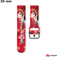 Bracciale Huawei 22mm orologio intelligente Gomma Rossa economico