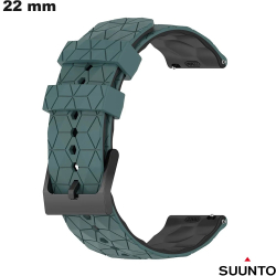 Bracelet Suunto Vert 22mm Silicone montre (Ocean, Race S)